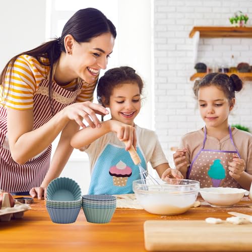 Large Silicone Muffin Cups (12 Count)