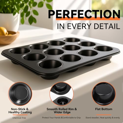 2 Pack Muffin Pan for Baking (2 Count)