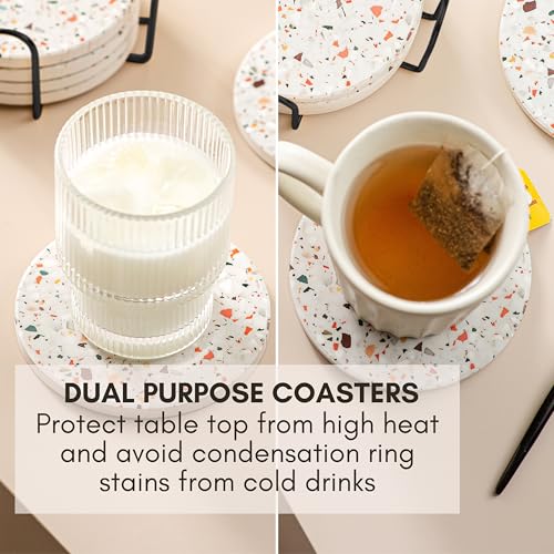 Terrazzo Coasters Set of 6 (6 Count)