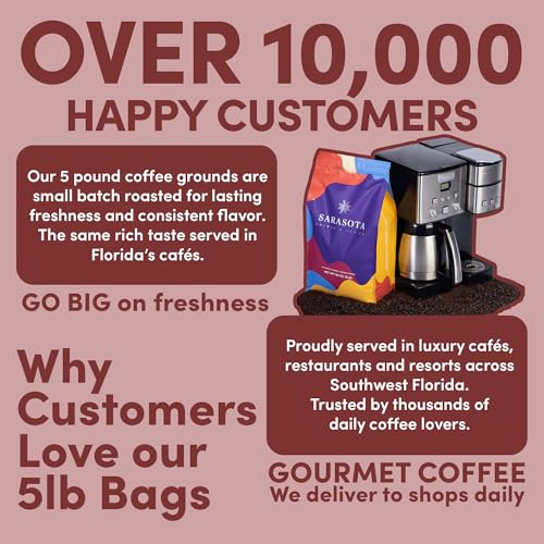 Sarasota Coffee Ground Hazelnut (80 Ounce)
