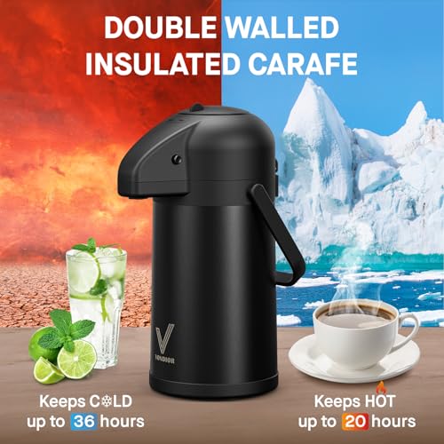 Airpot Coffee Carafe for Keeping Hot