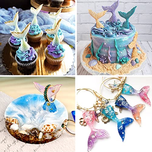 2 Pack Mermaid Tail Molds