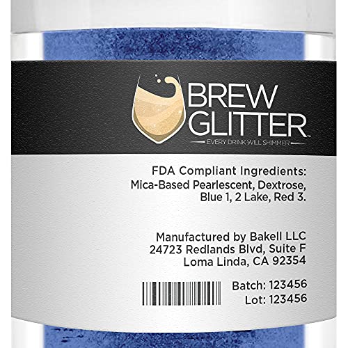 Blue Brew Glitter Edible Glitter for Drinks