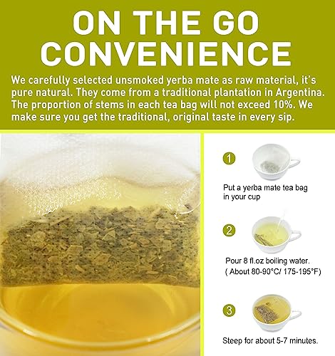 Yerba Mate Tea (60 Count)
