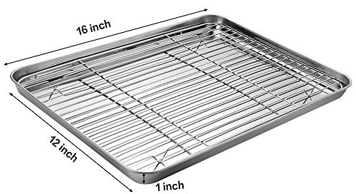 Baking Sheet with Cooling Rack (6 Count)