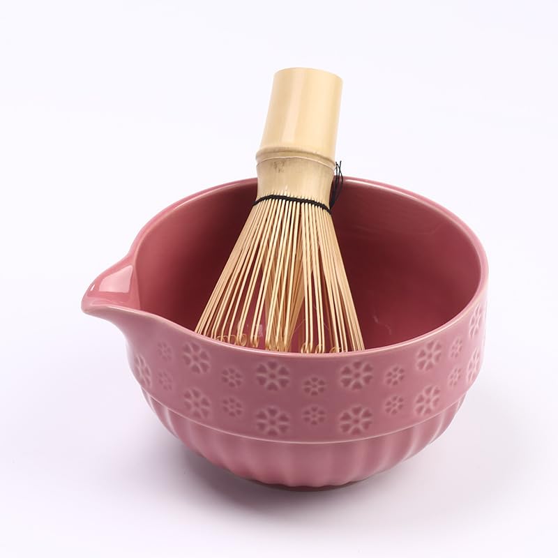 Matcha Whisk Set Pink