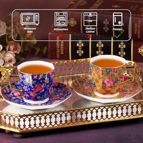 Tea Cup and Saucer (2 Count)