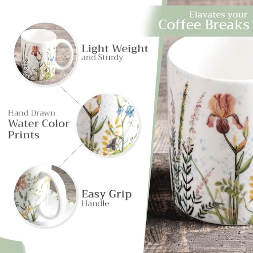 Coffee Mug with Handles Tea Cups