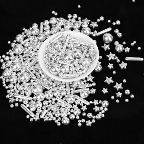 Silver Sprinkles 130g (4.58 Ounce)