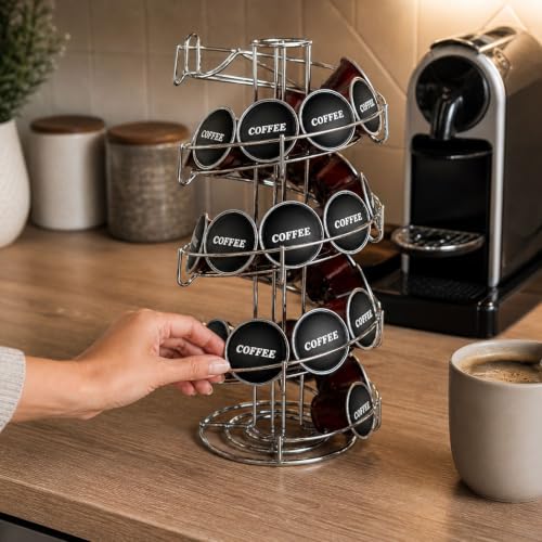 Coffee Pod Holder 7 x 7 x 16.14 Inches 35
