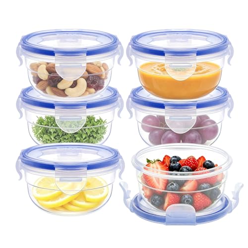 Round Food Storage Containers (6 Count)