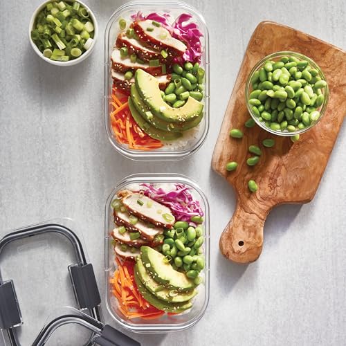 Brilliance BPA Free Airtight Food Storage Containers with Lids (4 Count)