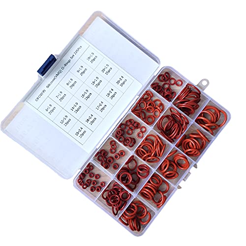 225 Pcs] Silicone O