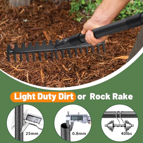 Rake 17 Tines with 49 Inch Handle