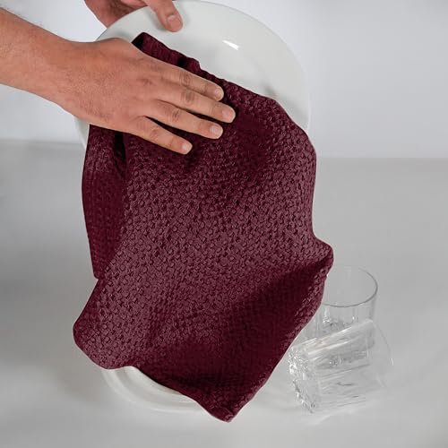 100% Cotton Premium Waffle Kitchen Towels