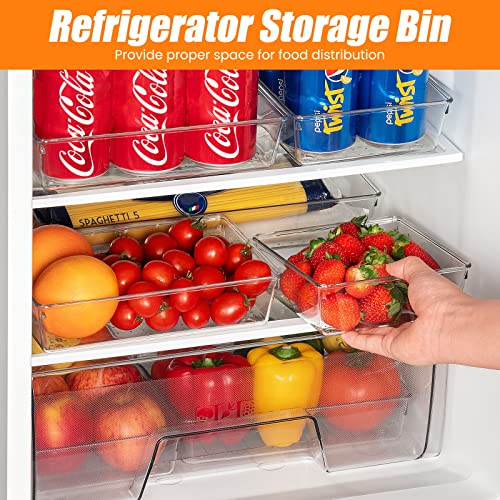 6 Pcs Large Size Clear Drawer Organizer Set (6 Count)