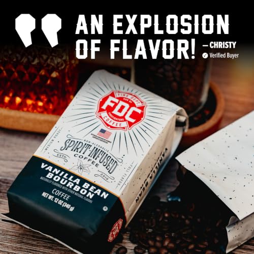 Vanilla Bourbon Infused Ground Coffee (12 Ounce)