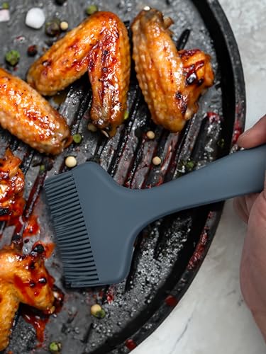 2 Pcs Of Large Silicone Basting Brushes One