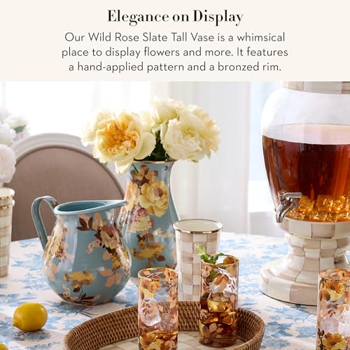 Enamel Tall Vase