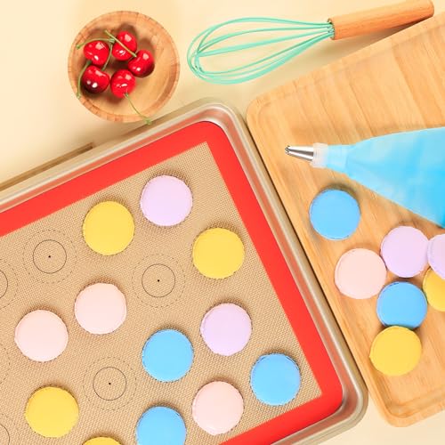 Macaron Silicone Baking Mats for Half Sheet Pan