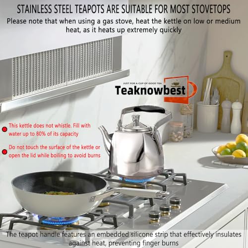 Stainless Steel Teapot with Infuser