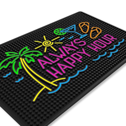 Always Happy Hour Bar Mat