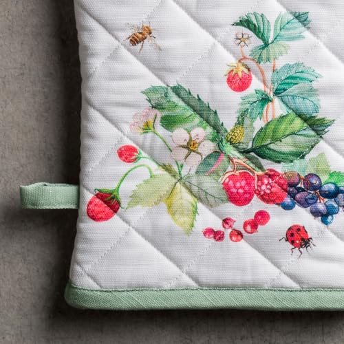 100% Cotton Oven Mitt & Pot Holder Set