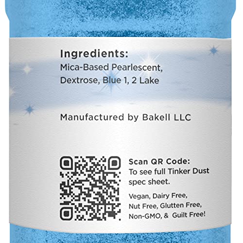 Deep Blue Edible Glitter