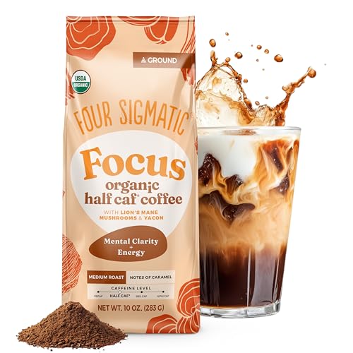Organic Focus Half Caf Ground Coffee (10 Ounce)