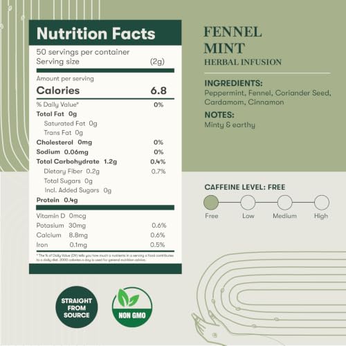 Estates Fennel Mint Herbal Tea (3.52 Ounce)