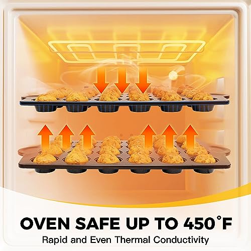 Mini 24 Muffin & Cupcake Pans with 240 Liners