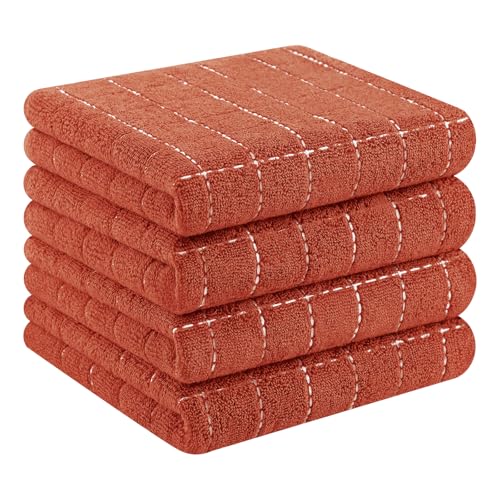 100% Cotton Terry Kitchen Towels (4 Count)