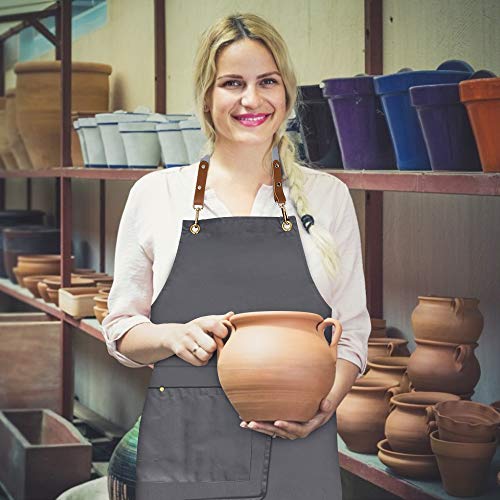 Crossback Apron with Pockets x2