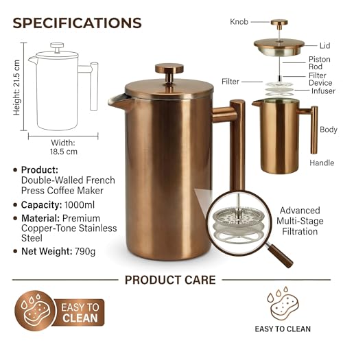 34oz French Press Coffee Maker