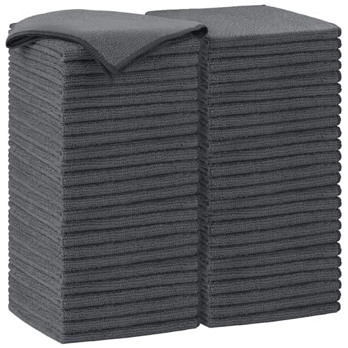 Grey Microfiber Cleaning Cloth (50 Count)