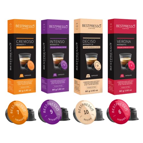 Coffee capsules compatible with Starbucks Verismo (80 Count)