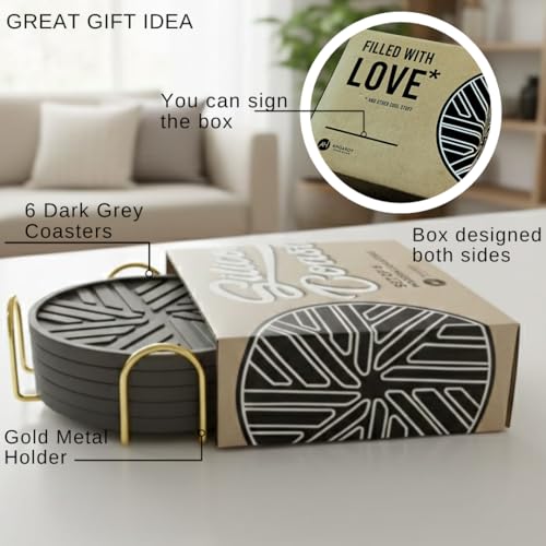 Silicone Coasters Set of 6