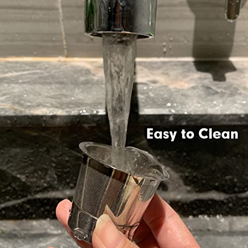 Stainless Steel Reusable Coffee Filter Compatible with Coffee Maker (2 Count)