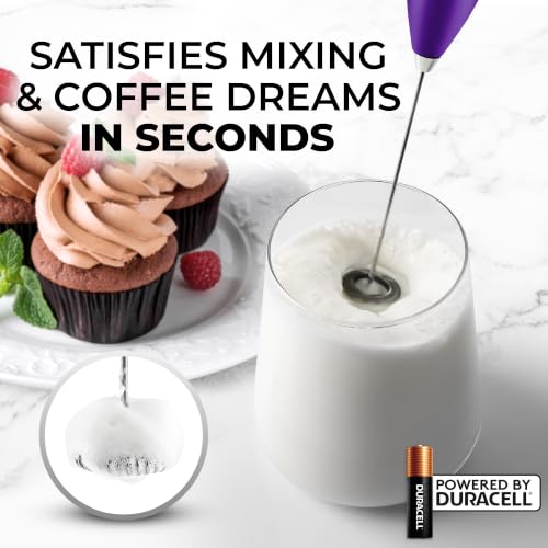 Zulay Powerful Milk Frother for Coffee with Upgraded Titanium Motor