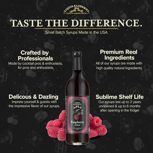 Raspberry Syrup for Cocktails (25.4 Fl Oz)