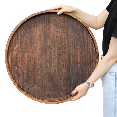Extra Large Round Ottoman Table Tray Round