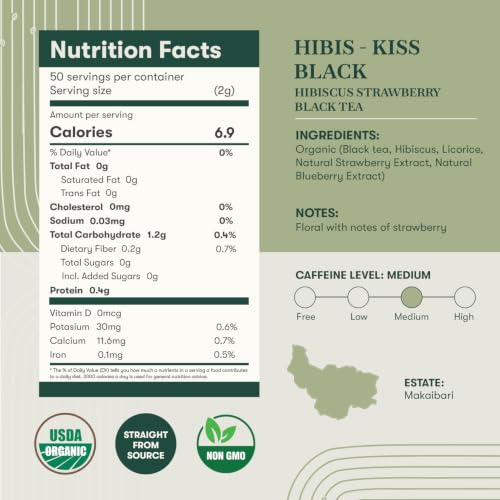 Estates Hibiscus Black Tea (3.48 Ounce)