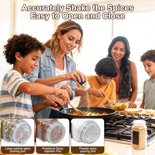 48 Spice Jars with Labels (48 Count)