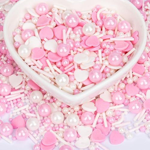 Pink Sprinkles 130g (4.58 Ounce)