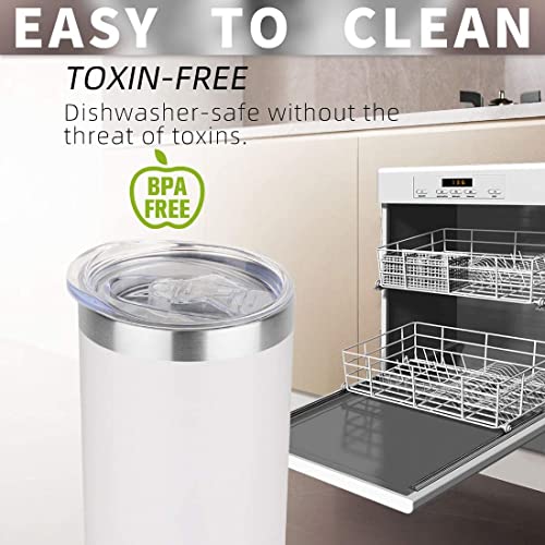 20 oz Skinny Tumblers Bulk Set (12 Count)