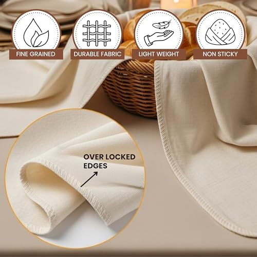 Flour Sack Towels Sourdough Bread Baking Supplies (6 Count)