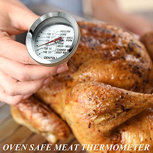 2 Pieces Meat Thermometer for Roaster Oven (2 Count)