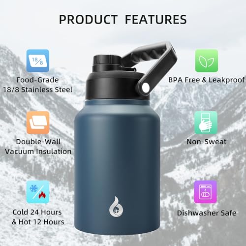 64oz Insulated Water Bottle