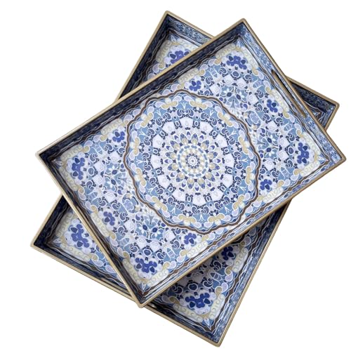 Boho Decorative Tray (2 Count)