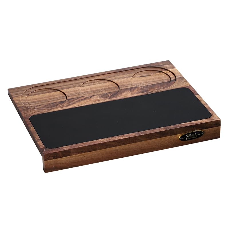 Wooden Corner Coffee Tamper Mat